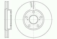 Диск тормозной вентилируемый G-brake  GR-02209