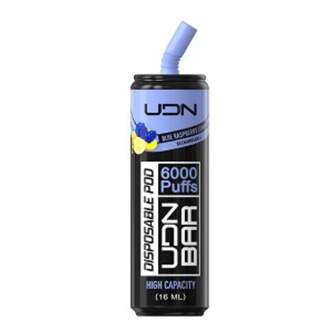 UDN BAR 6000 Черника Малина Лимон - Blue Raspberry Lemon
