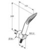 Kludi Fizz 6765005-00 Душевой набор, цвет: хром
