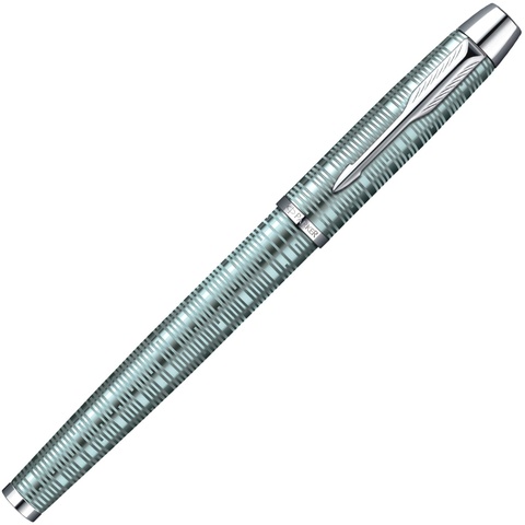 Ручка перьевая Parker IM Premium Vacumatic, F224, Emerald Pearl CT (1906731)