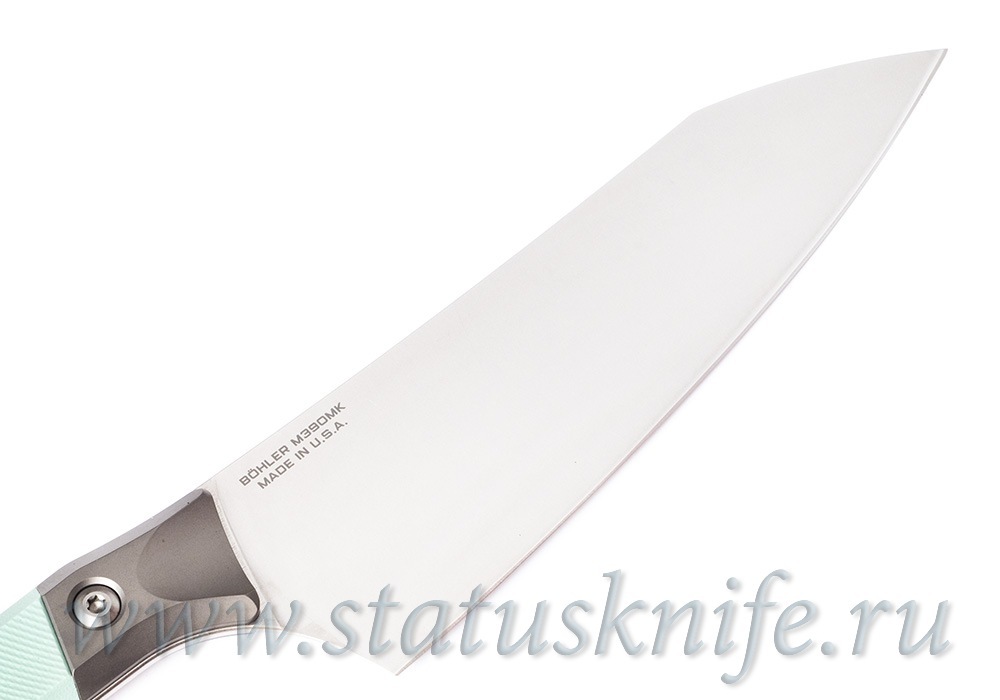 Нож Microtech Kitchen Chef Caribbean Blue 3000B-10CA Bolster