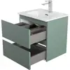 BelBagno KRAFT 39-500/390-2C-SO-VO База под раковину подвесная с фрезерованными ручками по всей длине фасада с 2 выкатн. ящ., Еловый Мат.,500x395x500