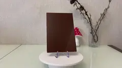 Крашеное стекло Lumilac 4мм Brown Dark RAL 8017