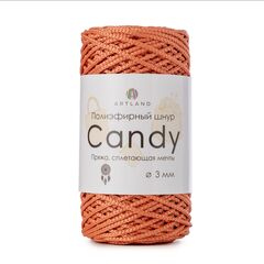 Полиэфирный шнур Candy 3 мм, 200 гр, 100м, оранжевый