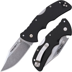 Фото Нож складной Cold Steel Mini Recon 1 Clip Point, сталь AUS-10A, рукоять термопластик GRN, черный