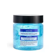 Floresan AQUA HYALURON Маска для лица увлажняющая с экстрактом алоэ,150мл (Ф-400)