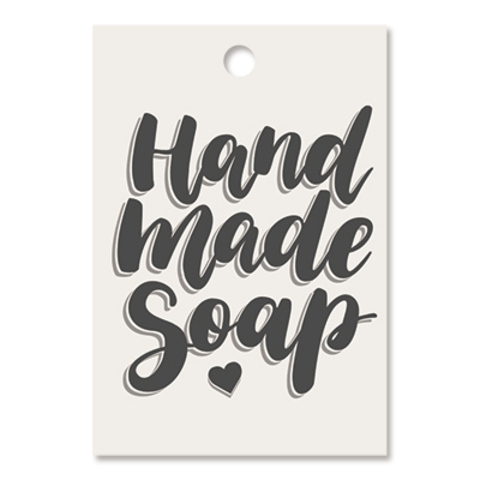 Бирка с отверстием Hand Made Soap