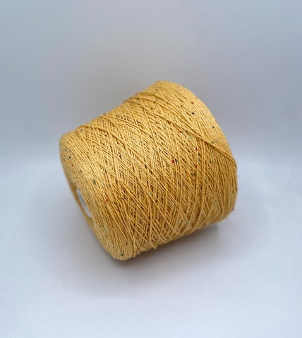 Luxury Selection by Ri.Go(пр.Италия), art-Samba , 240м/100гр, 75%Хлопок 25%Вискоза , цвет-Желтый,твидовый ,арт.29260