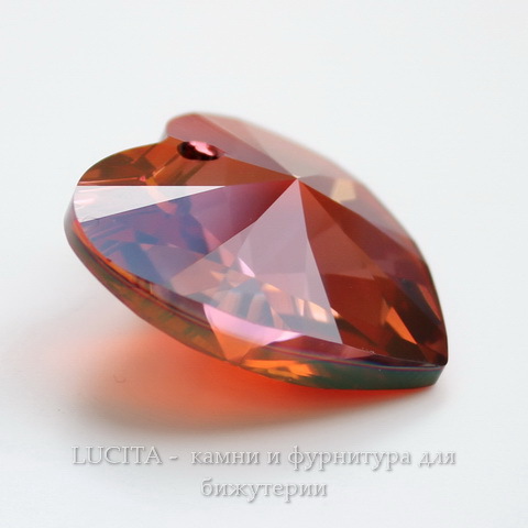 6202/6228 Подвеска Сваровски Сердечко Crystal Red Magma (28 мм) ()