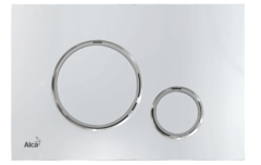 Alcaplast M771 Кнопка управления для скрытых систем инсталляции, арт.M771, хром-глянец/хром-мат фото