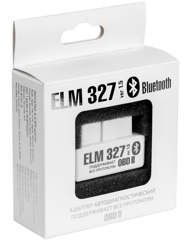 Адаптер автодиагностический EMITRON ELM327 Bluetooth Адаптер автодиагностический EMITRON ELM327 Bluetooth