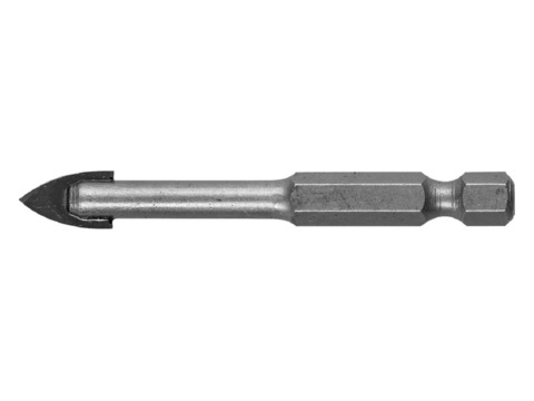ЗУБР 10 мм 2х кромка, HEX 1/4, Сверло по стеклу и кафелю (29840-10)