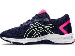 Asics Gt 1000 9 Gs кроссовки для бега подростковые синие-розовые - 5