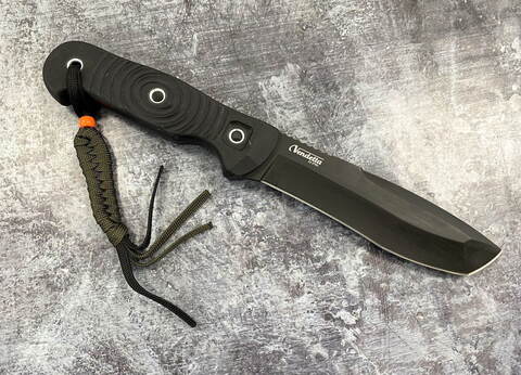 Туристический  нож Vendetta D2 Black Titanium, Kizlyar Supreme