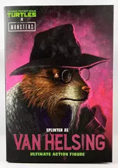 Коллекционная фигурка NECA Universal Monsters x TMNT: Ultimate Splinter as Van Helsing