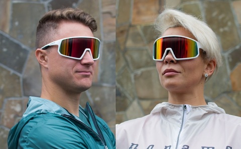Спортивные профессиональные очки Noname Toblach white