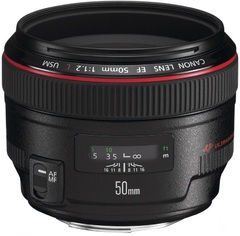 Canon EF 50mm f/1.2L USM Black