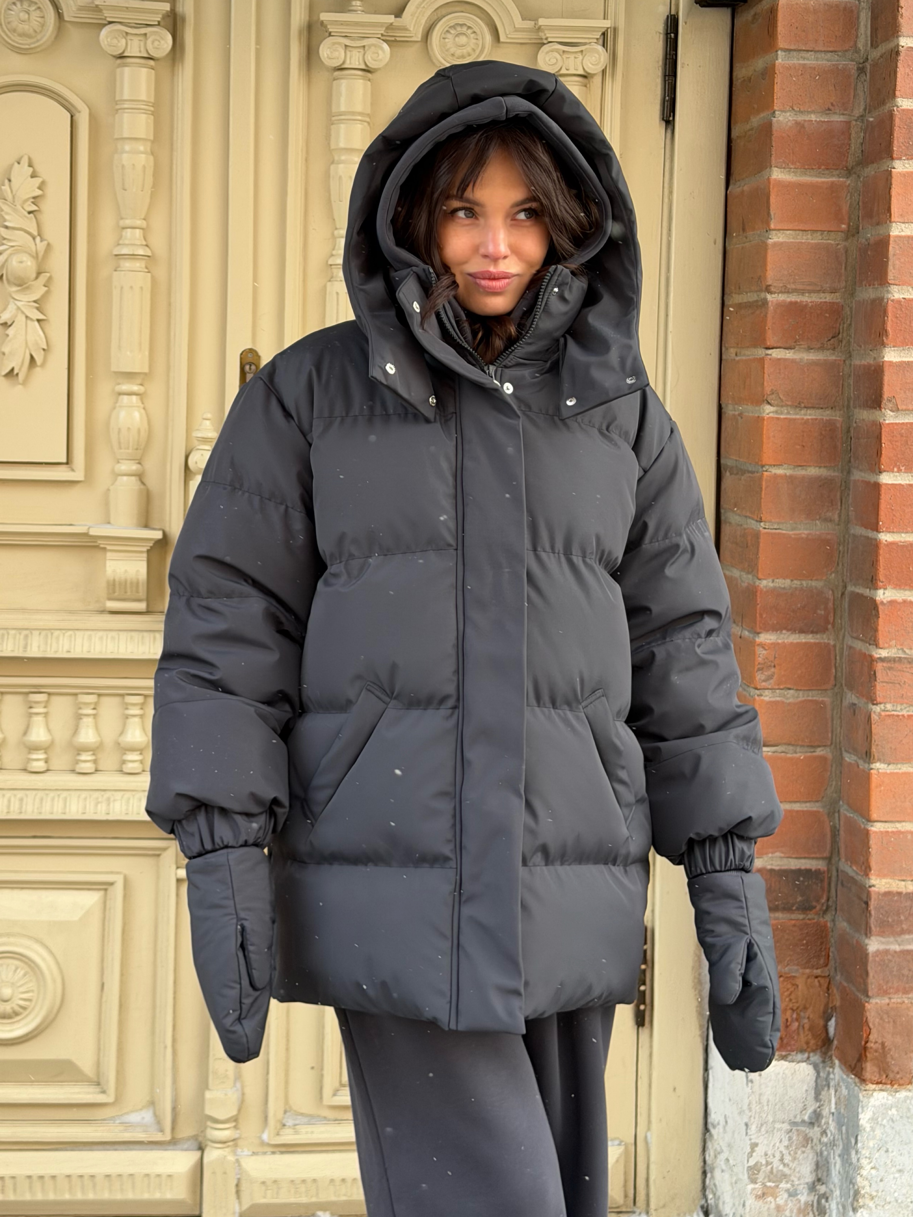 Пуховик COLD SEASON, асфальт I