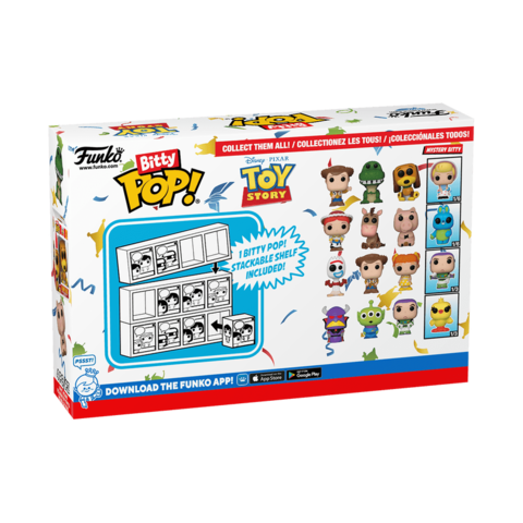Набор История игрушек Bitty POP! Форки + Вуди + Габби Габби + Сюрприз — 4 шт