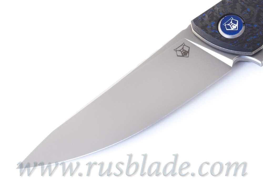 Shirogorov F3 NS M390 Blue Carbon Fiber - фотография 