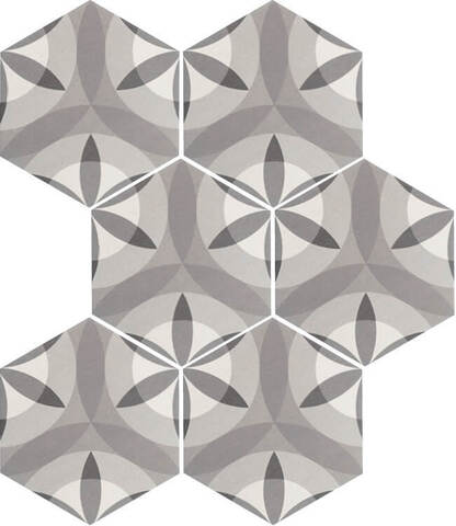 Equipe Hexatile Nature B&W 17.5x20