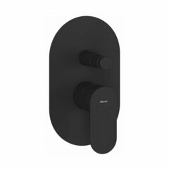 Ravak X070298 Смеситель скрытого монтажа с переключателем EL 061.20BLM.O2 ЧЕРНЫЙ МАТОВЫЙ (2 вывода) фото