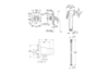 GROHE BauCurve 123072 Гигиенический душ со смесителем