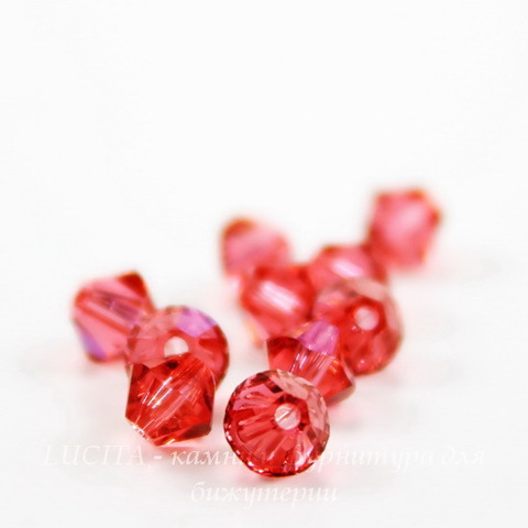 5328 Бусина - биконус Сваровски Padparadscha 4 мм, 10 штук ()