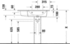 Duravit ME by Starck 2346830060 Раковина мебельная