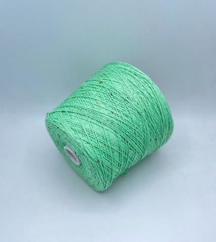 Luxury Selection by Ri.Go(пр.Италия), art-Samba , 240м/100гр, 75%Хлопок 25%Вискоза , цвет-Светло-зеленый,твидовый ,арт.29262