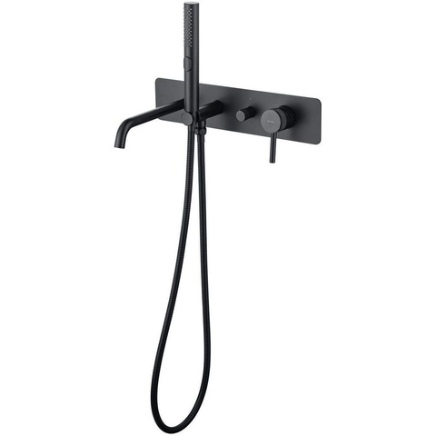 Allen Brau Priority 5.31A05-31 Смеситель для ванны (с внутренней частью), цвет: чёрный