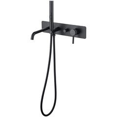 Allen Brau Priority 5.31A05-31 Смеситель для ванны (с внутренней частью), цвет: чёрный фото