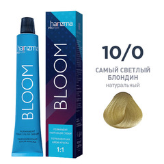 Перманентный краситель для волос Harizma Bloom 10/0, светлый блондин - натуральный, 100 мл (h31000)
