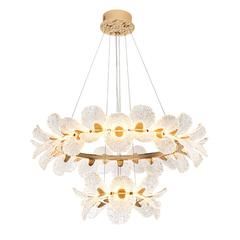 Подвесная светодиодная люстра Modelight MDL.89092.1000.500HC GD