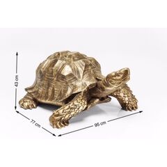 Фигура декоративная Turtle «Черепаха», Золотой большая