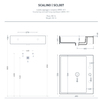 ArtCeram Scalino SCL007 17 00 Раковина накладная, 55x48, цвет: чёрный