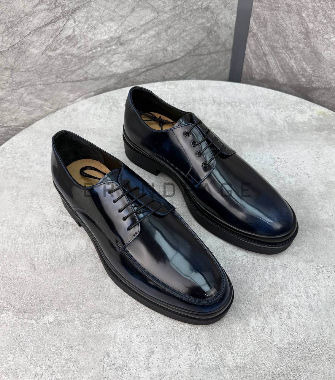 Туфли дерби из натуральной кожи Prada BPLUX5446 Туфли дерби из натуральной кожи Prada BPLUX5446