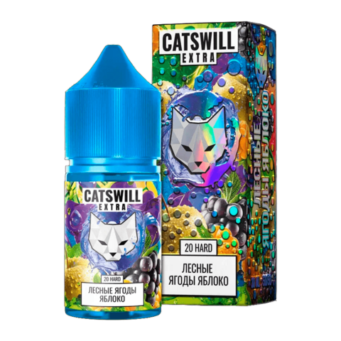 Жидкость CATSWILL EXTRA Salt 2% HARD 30 ml - Лесные ягоды Яблоко