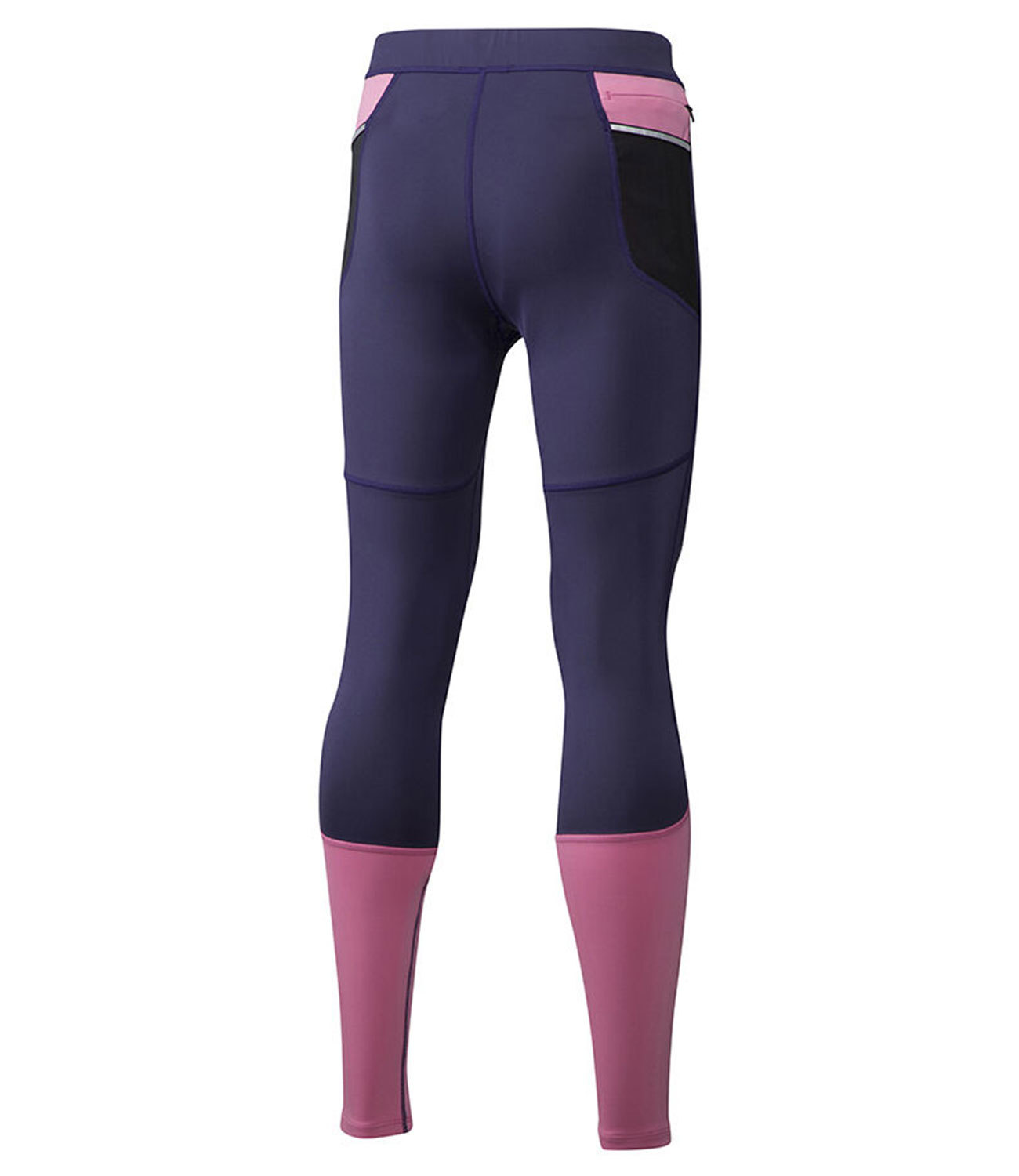 Mizuno Bg3000 Long Tight тайтсы для бега женские синие-розовые - 2