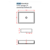 ArtCeram Scalino SCL002 17 00 Раковина накладная, 55x38, цвет: чёрный