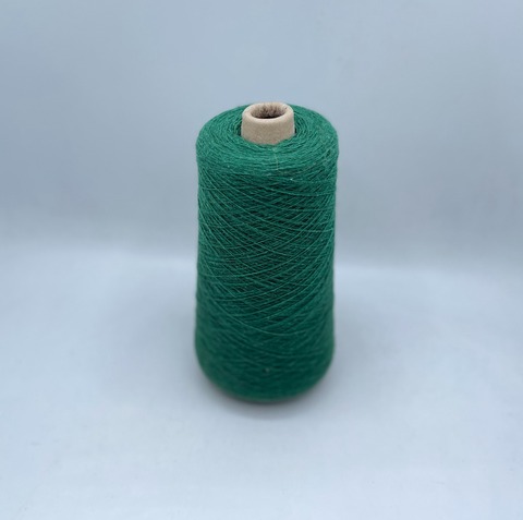 Бобинная пряжа (пр.Италия),art-Coast 1400м/100 гр.  55%Меринос,  45%Хлопок, цвет-Зеленый,арт-31857