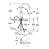 GROHE Concetto 32666001 Смеситель для мойки с вентилем