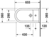 Duravit Starck 3 2234100000 Биде напольное