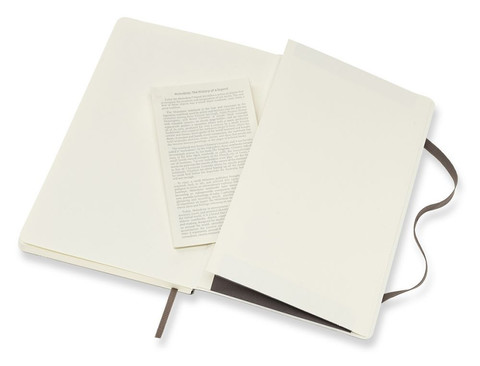 Блокнот Moleskine Classic Soft, цвет коричневый, без разлиновки