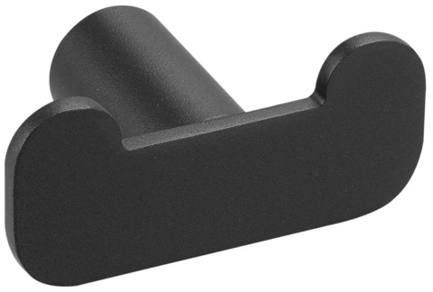 Mediclinics Aura AI2318B Крючок двойной для ванной комнаты (черный матовый)