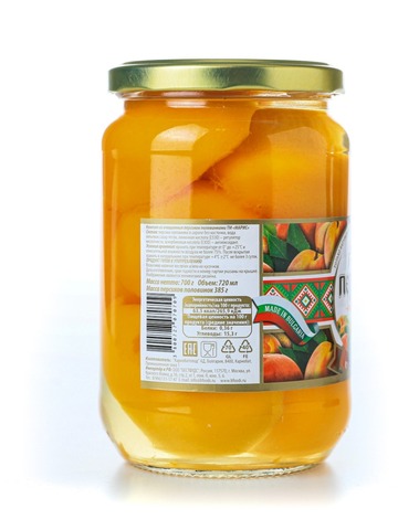 Компот из персиков, 700 гр.