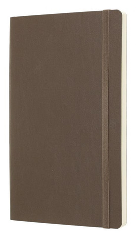Блокнот Moleskine Classic Soft, цвет коричневый, без разлиновки