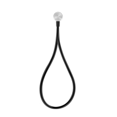 Gessi Hi-Fi 63199#031 Душевой магнитные комплект, состоящий из вывода воды, держателя, Darkflex шланга 1,50 м и лейки, цвет: хром фото