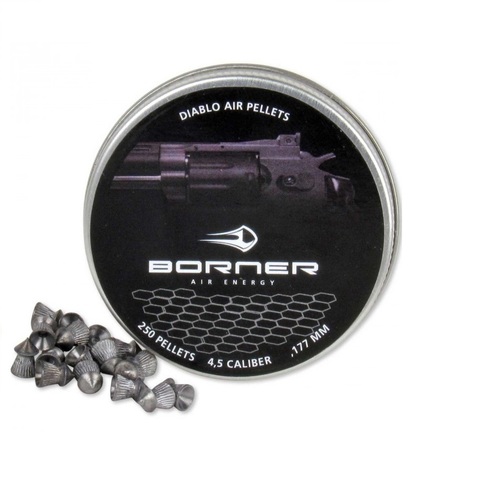 Пули Borner 4,5 мм (250 шт.) (200 в уп.)