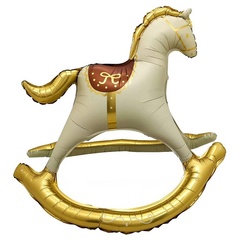 Шар К Фигура напольная, Лошадка-Качалка, 42''/107 см, 1 шт. (в упаковке)